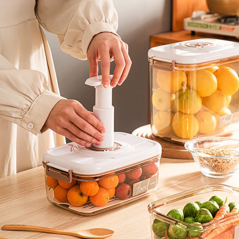 Food Storage Vacuum Containers - Vacuümverzegelde bewaardoos voor huishoudelijk gebruik, koelkast,