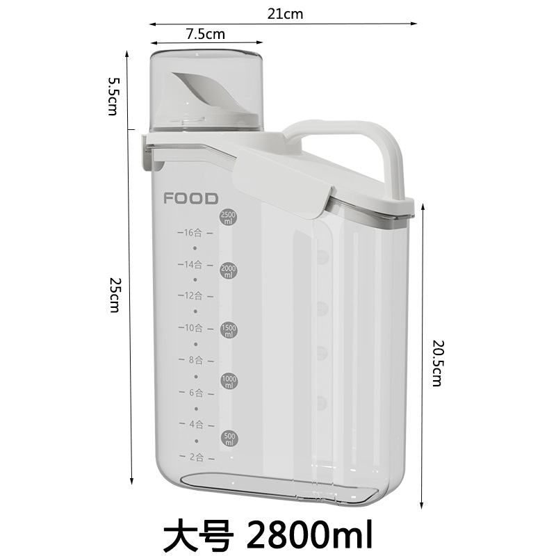 Food Storage Freeze Dried - Grote 3,5lb luchtdichte voedselcontainer voor huisdieren,