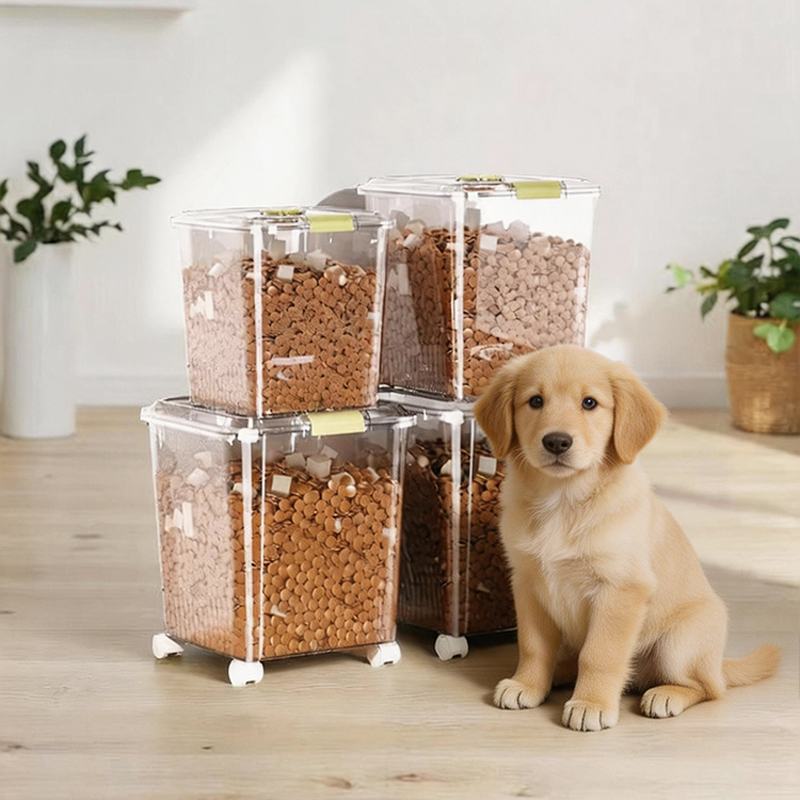 Food Storage Freeze Dried - Opbergemmer voor huisdierenvoer, verzegelde droge voedselcontainer,