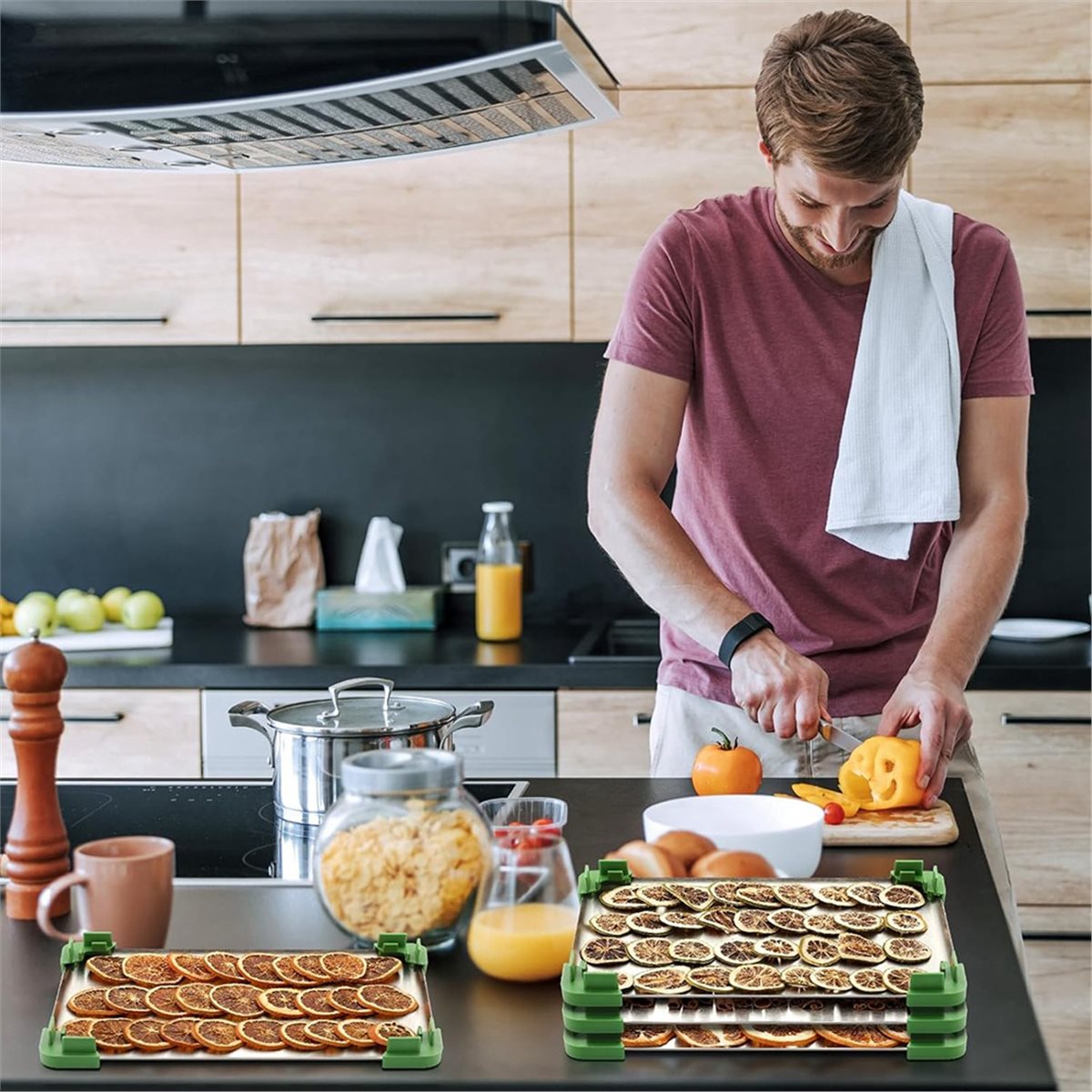 Food Storage Freeze Dried - 16-delige dienbladstapelset voor vriesdroger - verbetert