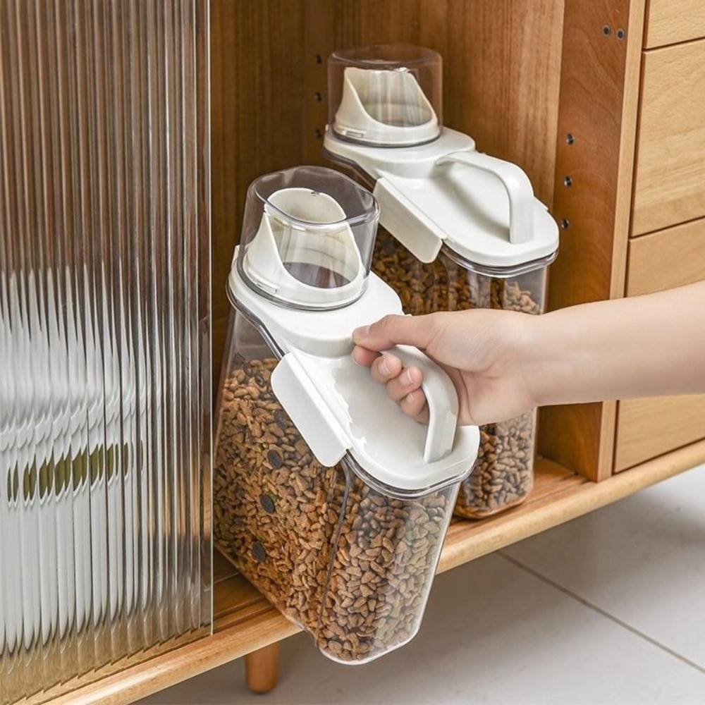 Food Storage Freeze Dried - Vochtbestendige opbergemmer voor huisdierenvoer, verzegelde vriesdroog