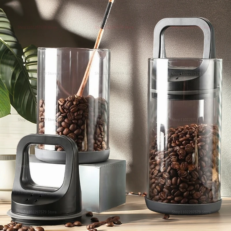 Food Storage Vacuum Containers - Koffiebonen Vacuümverzegelde tank Transparant glas Voedselopslagpotten