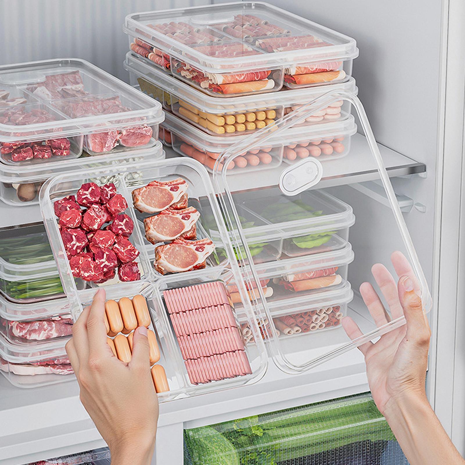 Food Storage Meal Prep - 1PC Koelkast Opbergdoos Vlees Groente Vershouddoos