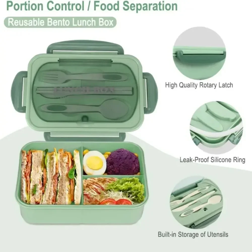 1200ML Bento-lunchbox voor vol - Food Storage Safety recensie en prijs