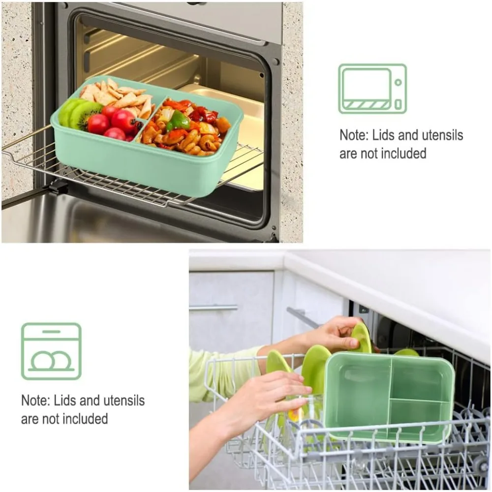 1200ML Bento-lunchbox voor vol - Food Storage Safety recensie en prijs