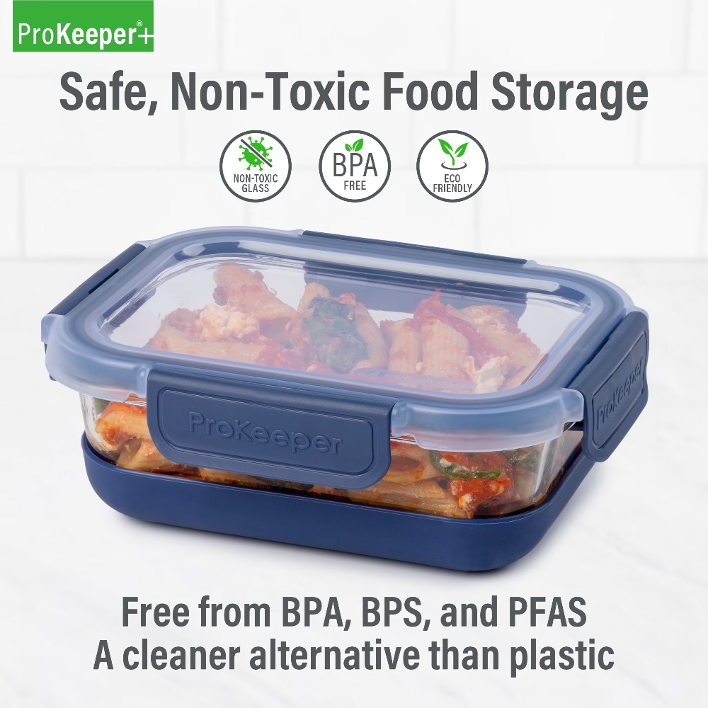 2,8-cup glazen voedselbewaarba - Food Storage Silicone recensie en prijs