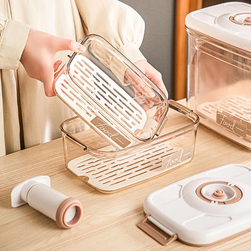 Vacuümverzegelde bewaardoos vo - Food Storage Vacuum Containers recensie en prijs