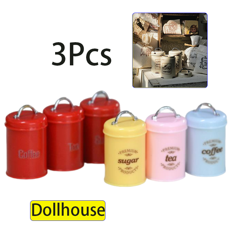 3 Stuks Miniatuur Poppenhuis M - Food Storage Is recensie en prijs