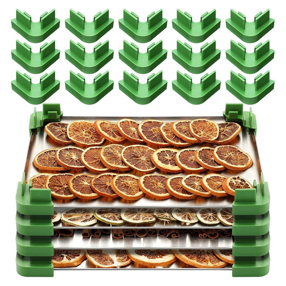 A78I 16-delige schaalstapelset - Food Storage Freeze Dried recensie en prijs