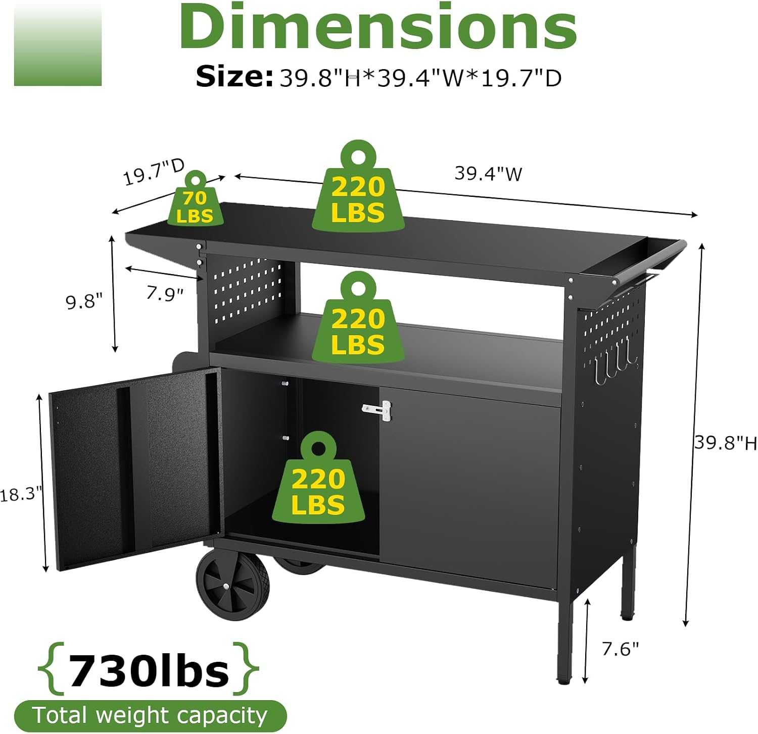 Buitenkeuken op wielen met opb - Food Storage And Preservation recensie en prijs