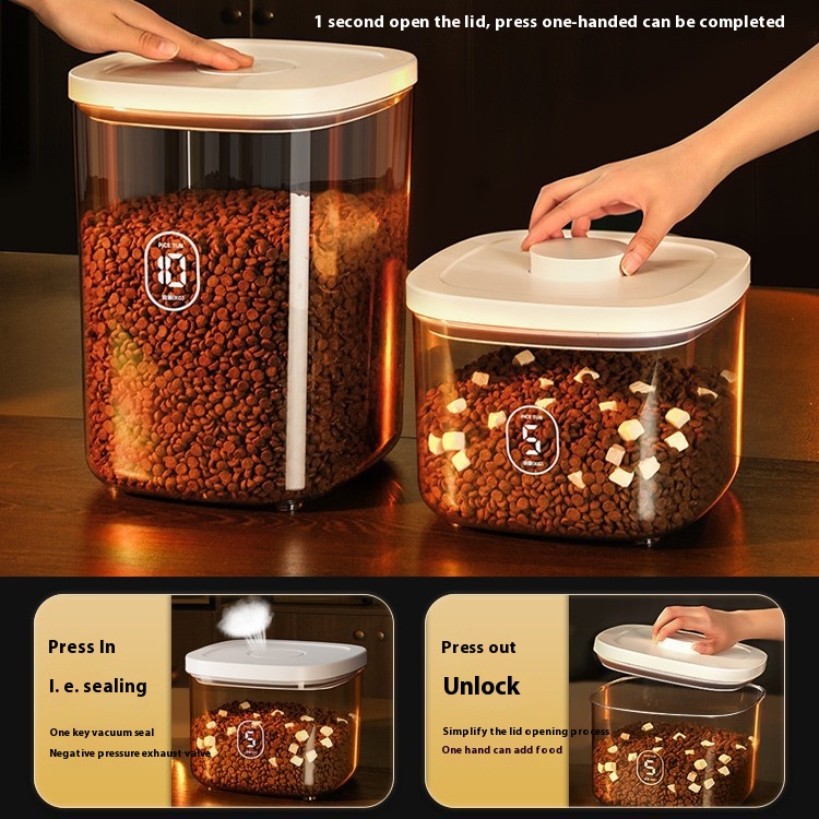 Opbergemmer voor kattenvoer, v - Food Storage Vacuum Containers recensie en prijs