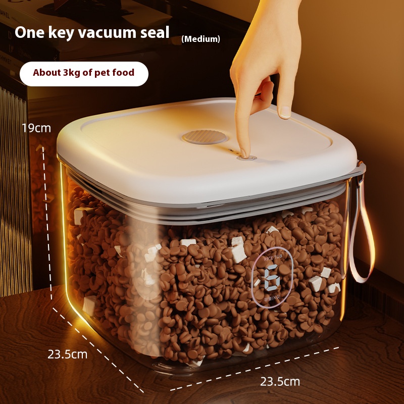 Opbergemmer voor kattenvoer, v - Food Storage Vacuum Containers recensie en prijs