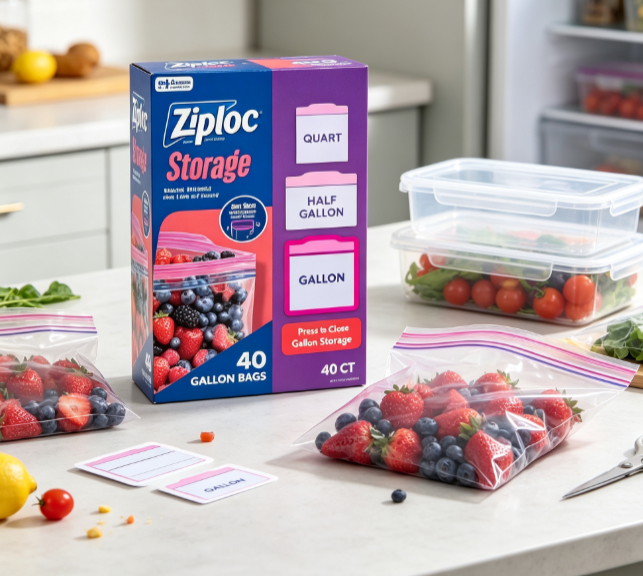 Ziploc-merk voedselbewaarzakje - Food Storage Ziploc recensie en prijs