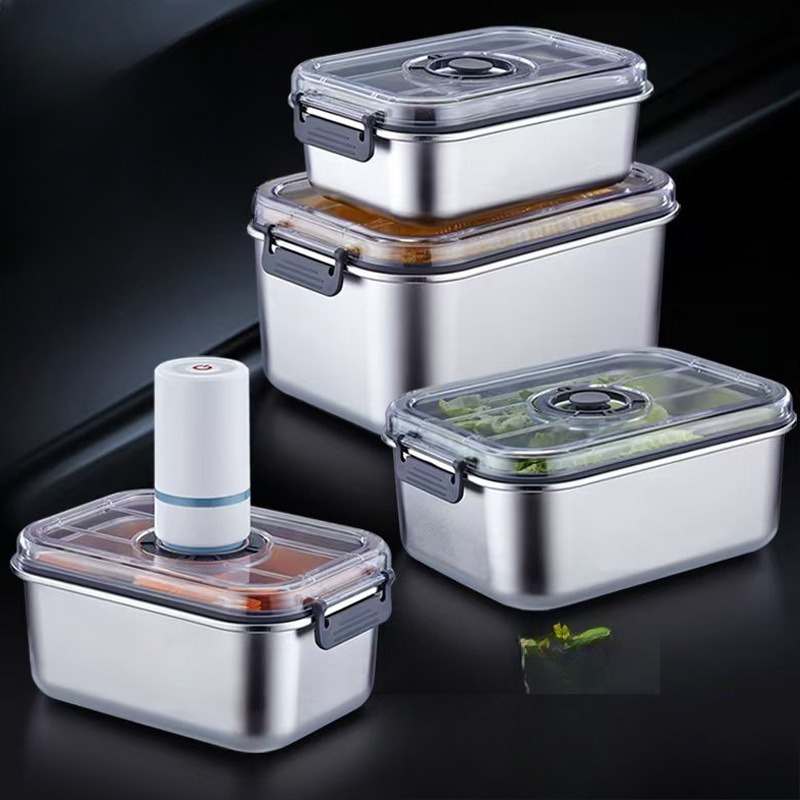 RVS vacuüm voedselcontainer, l - Food Storage Vacuum Containers recensie en prijs