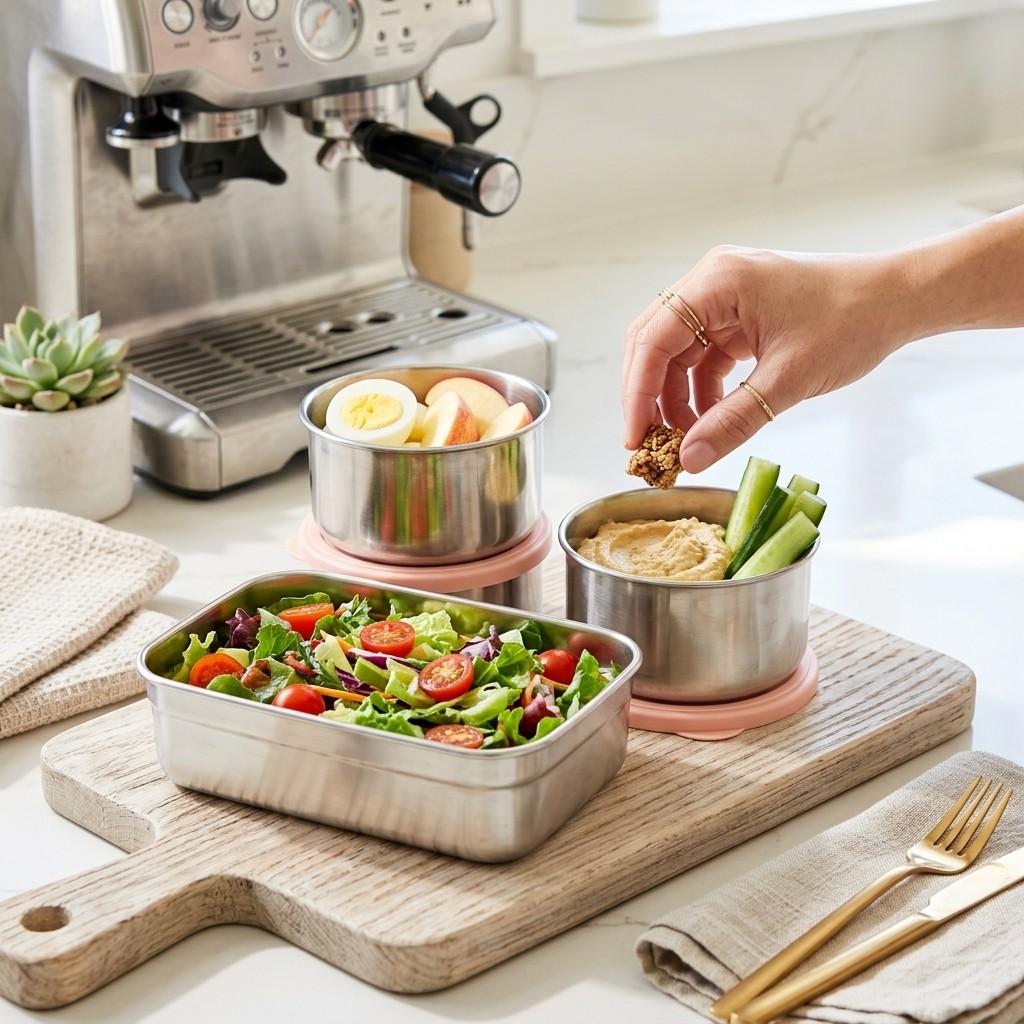 Microgolfbestendige 304 roestv - Food Storage Safety recensie en prijs