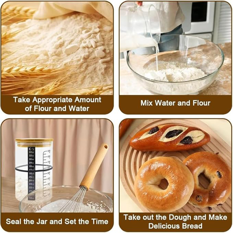 Zuurdesem Starter Jar Kit Zuur - Food Storage Meal Prep recensie en prijs