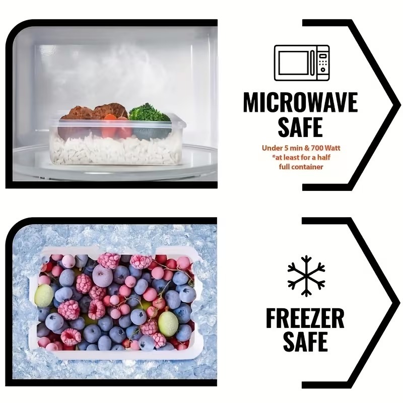 4-delige transparante voedselb - Food Storage Ideas recensie en prijs
