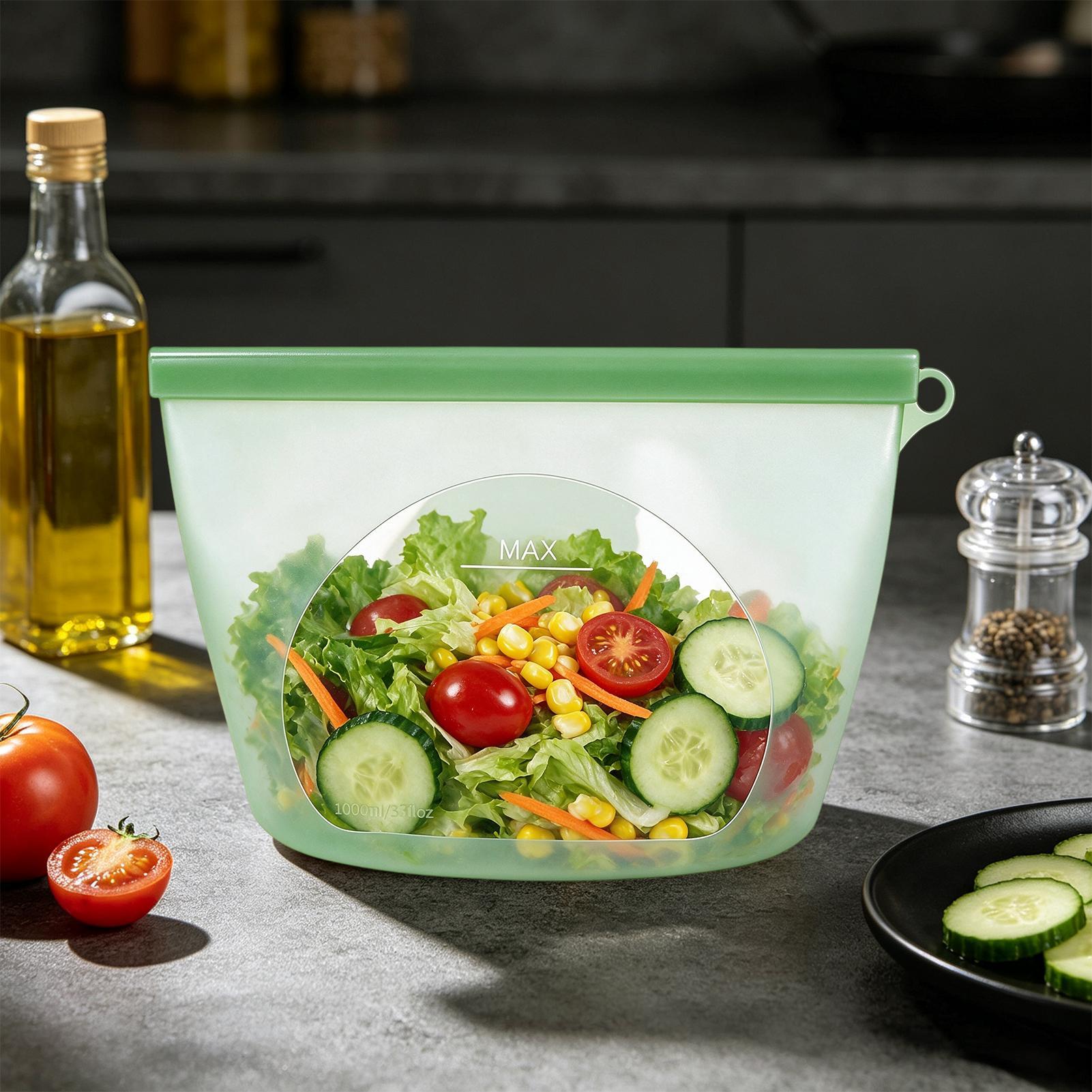 Herbruikbare voedselbewaarzakk - Food Storage Ziploc recensie en prijs
