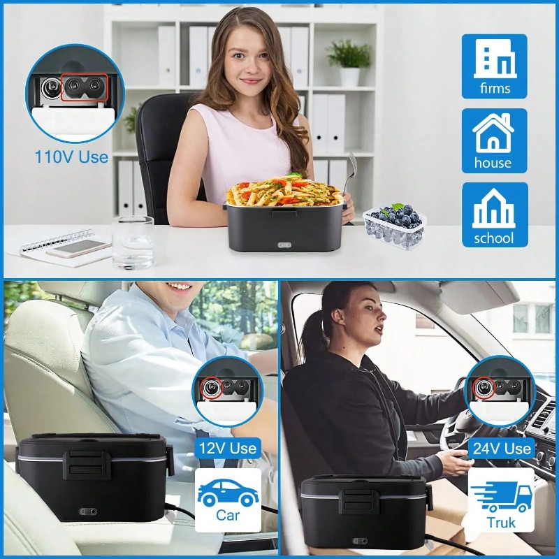 100W Elektrisch Verwarmde Lunc - Food Storage Bag Organizer recensie en prijs