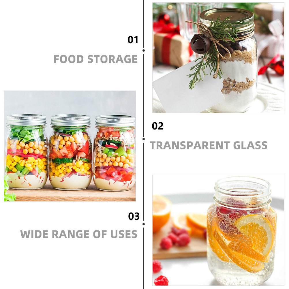 6 stuks transparante ronde gla - Food Storage With Lids recensie en prijs