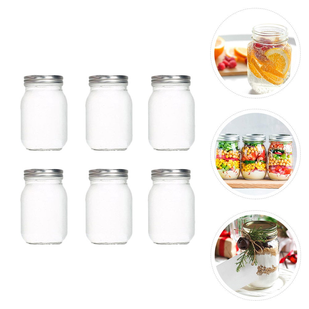 6 stuks transparante ronde gla - Food Storage With Lids recensie en prijs