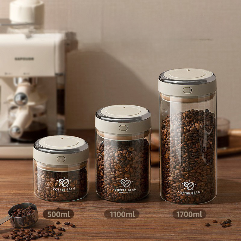 500/1100/1700ml Koffiebonen Va - Food Storage Containers Glass recensie en prijs