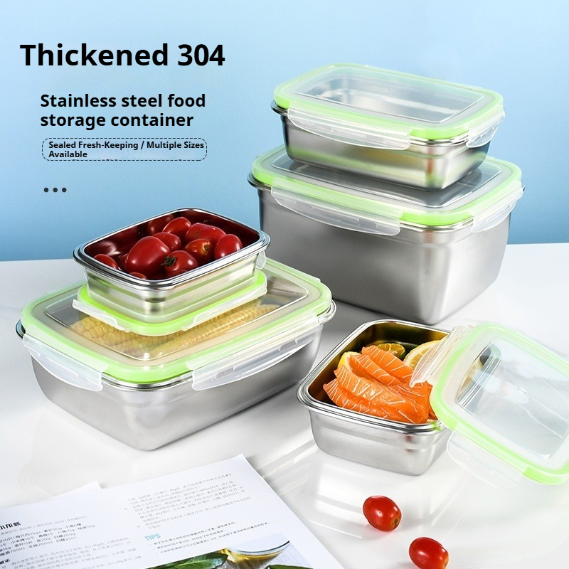 Lunchbox-set van 304 roestvrij - Food Storage Silicone recensie en prijs