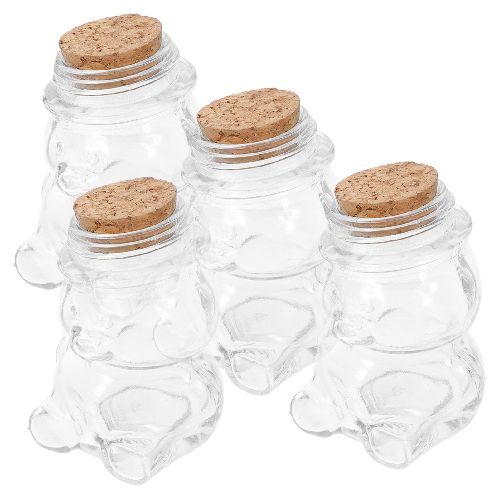 4-delige glazen snoepkruikense - Food Storage Containers Glass recensie en prijs