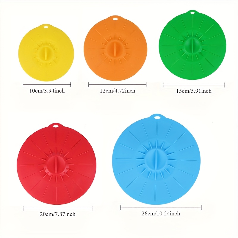 5-delige siliconen deksels, hi - Food Storage Silicone recensie en prijs