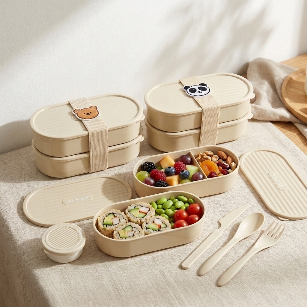Dubbellaagse ovale lunchbox me - Food Storage Safety recensie en prijs