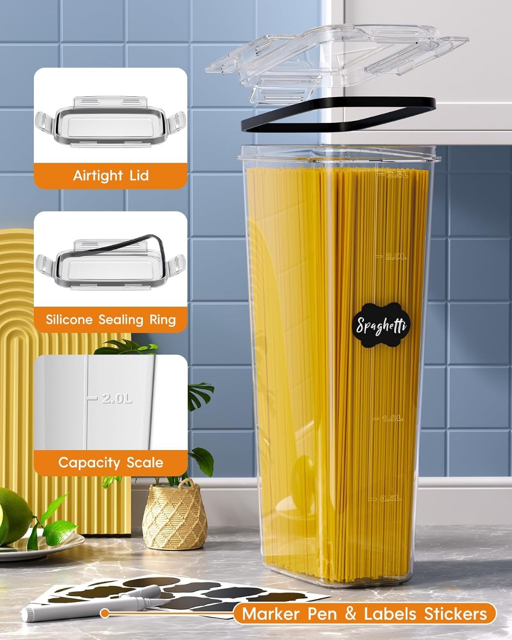 24 stuks luchtdichte voorraadd - Food Storage With Lids recensie en prijs