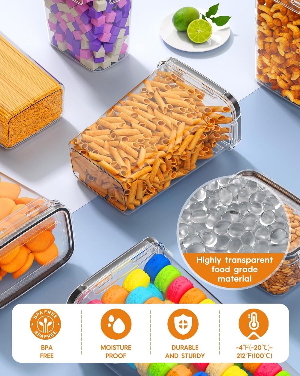 24 stuks luchtdichte voorraadd - Food Storage With Lids recensie en prijs
