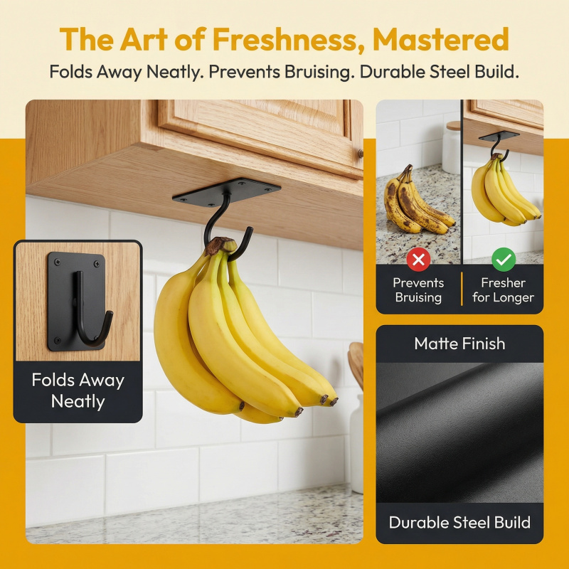 Zwart metalen zelfklevende ban - Food Storage And Preservation recensie en prijs
