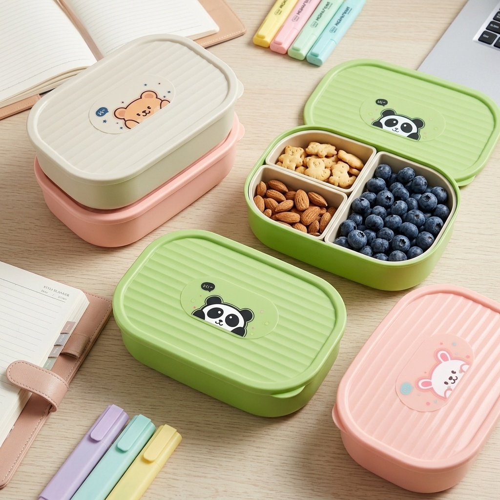 Leuke plastic lunchbox met com - Food Storage Safety recensie en prijs