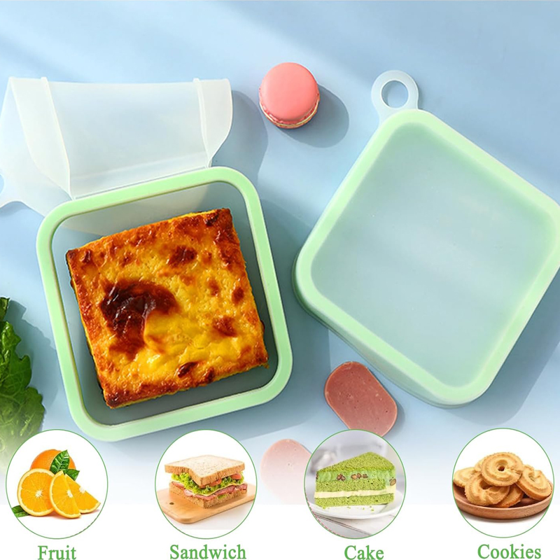 Siliconen Sandwich Toast Bento - Food Storage Silicone recensie en prijs
