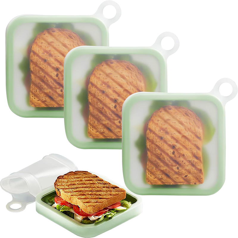 Siliconen Sandwich Toast Bento - Food Storage Silicone recensie en prijs