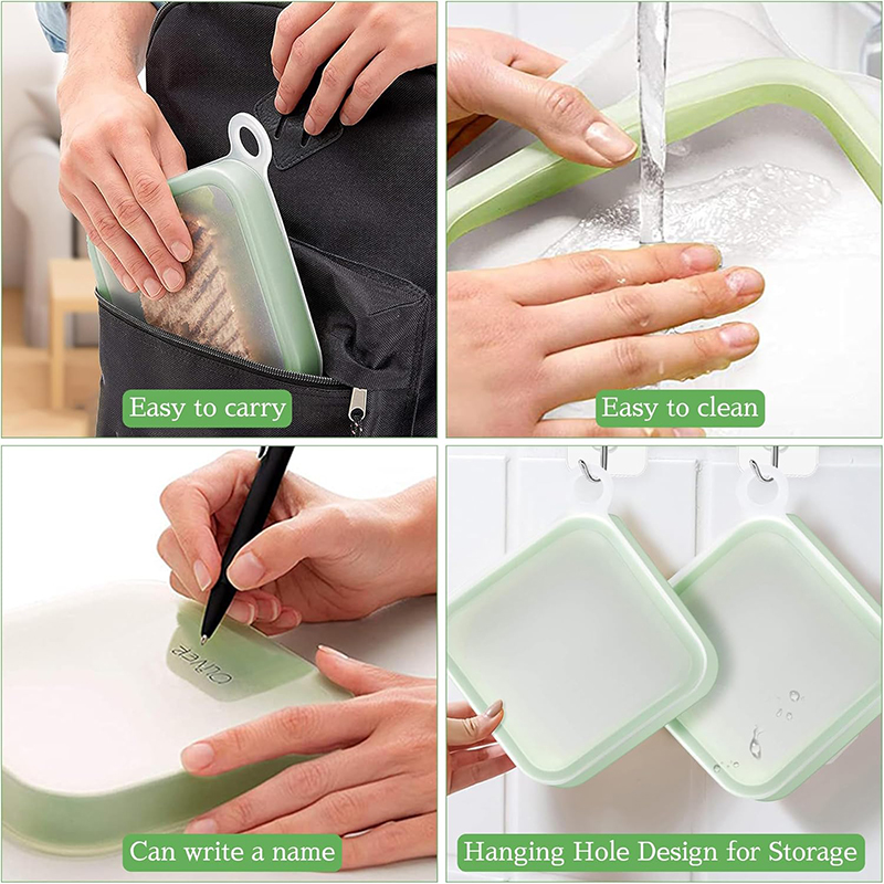 Siliconen Sandwich Toast Bento - Food Storage Silicone recensie en prijs